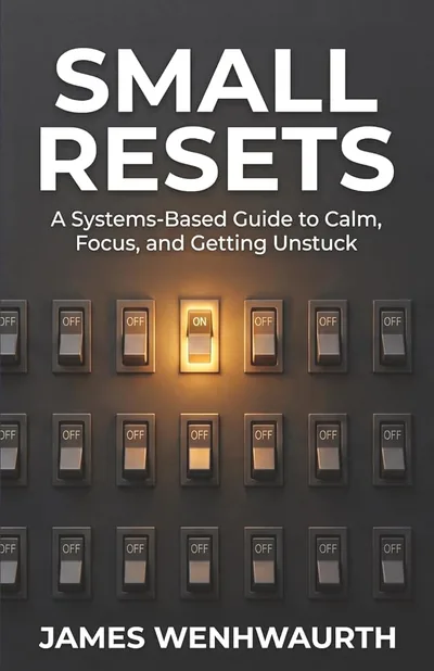 Cover of Small Resets, by James Wenhwaurth. Adults.